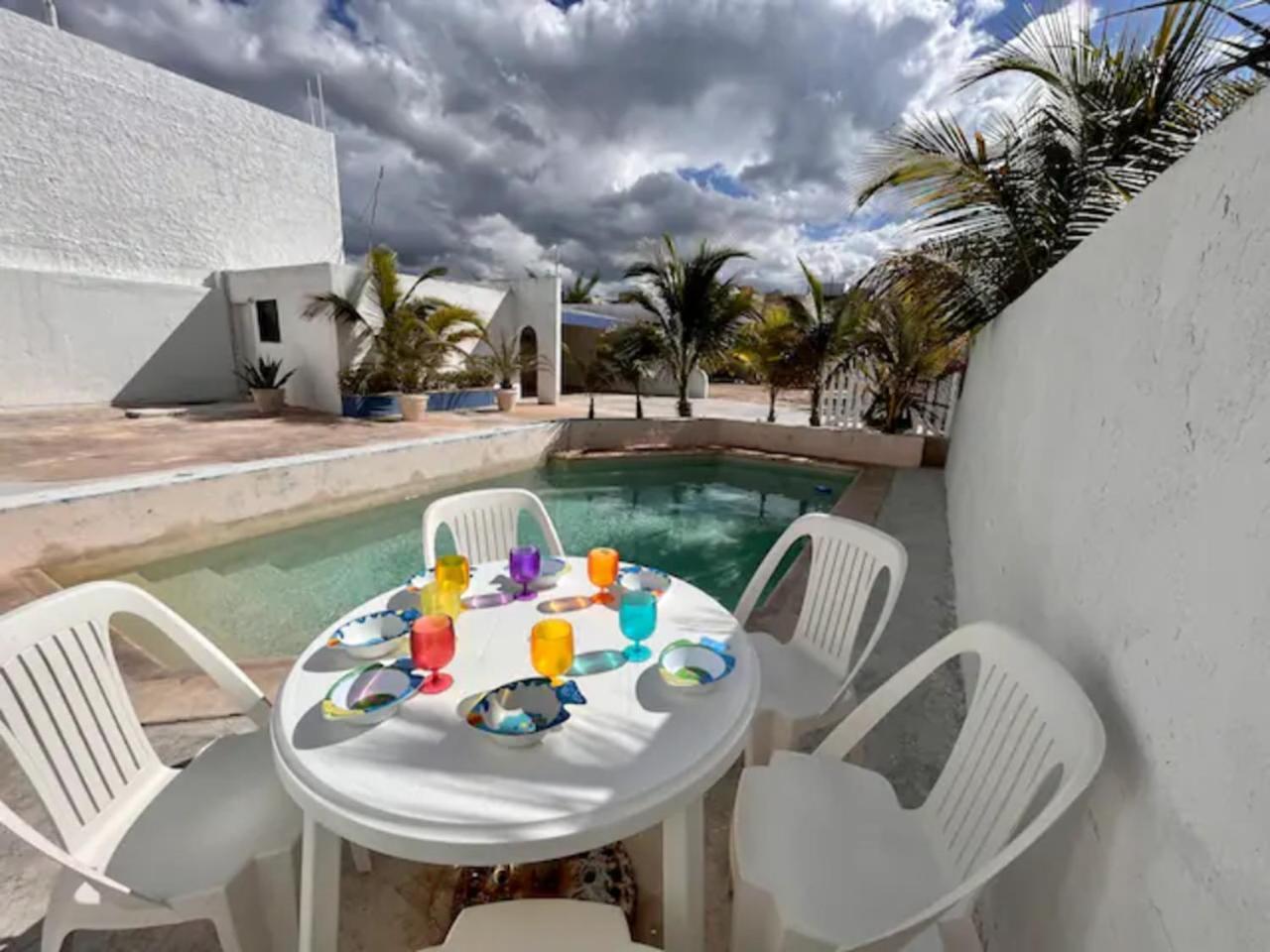 Don Lalo, Family Villa With Sandy Beach At Your Feet. Прогресо Экстерьер фото
